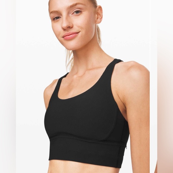Lululemon Energy Bra *Long Line Texture ribbed luxtreme® - Picture 2 of 9